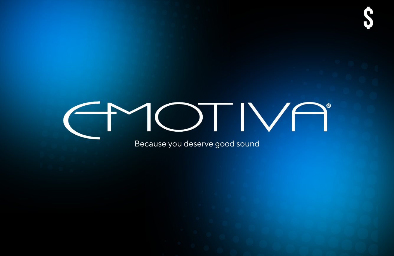 Emotiva Audio gift card graphic