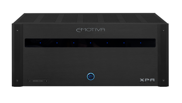 front photo of XPA-7 3.2c compact chassis amplifier
