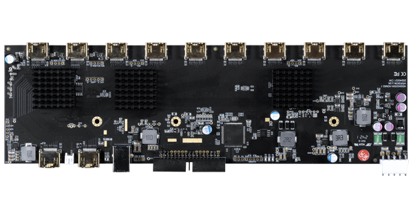 HDMI board on a white background