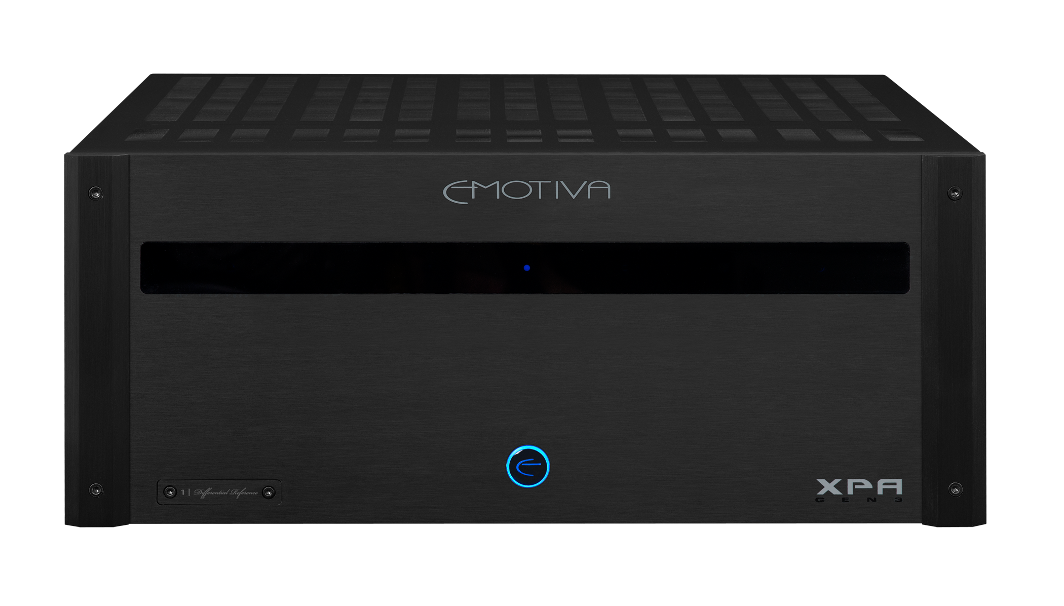 Photo of the front of the XPA Gen3 DR1 1 Channel Amplifier