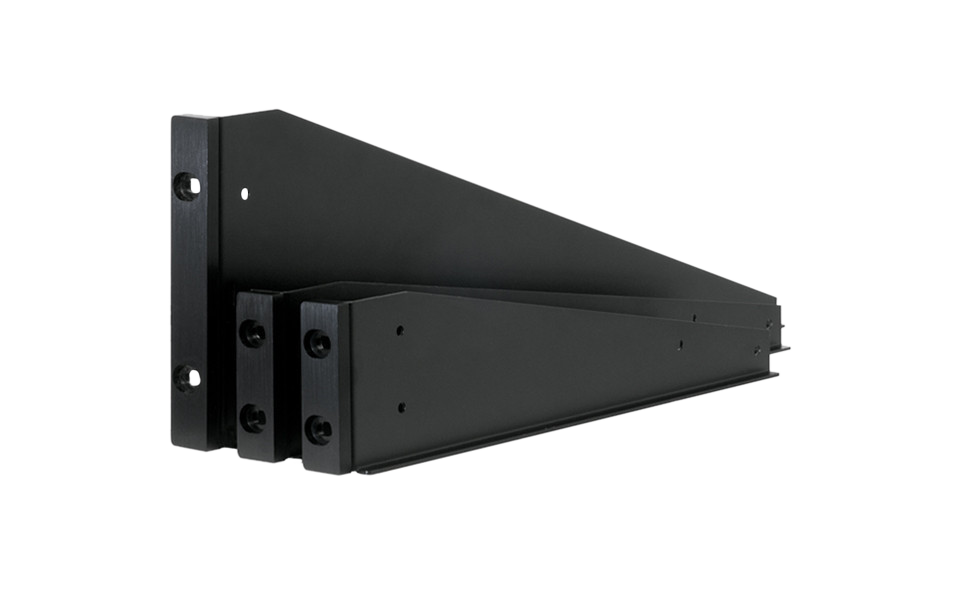 Photo of group of black rack ears together of various sizes