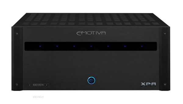 Photo of the front of the XPA Gen3 7 Channel Amplifier